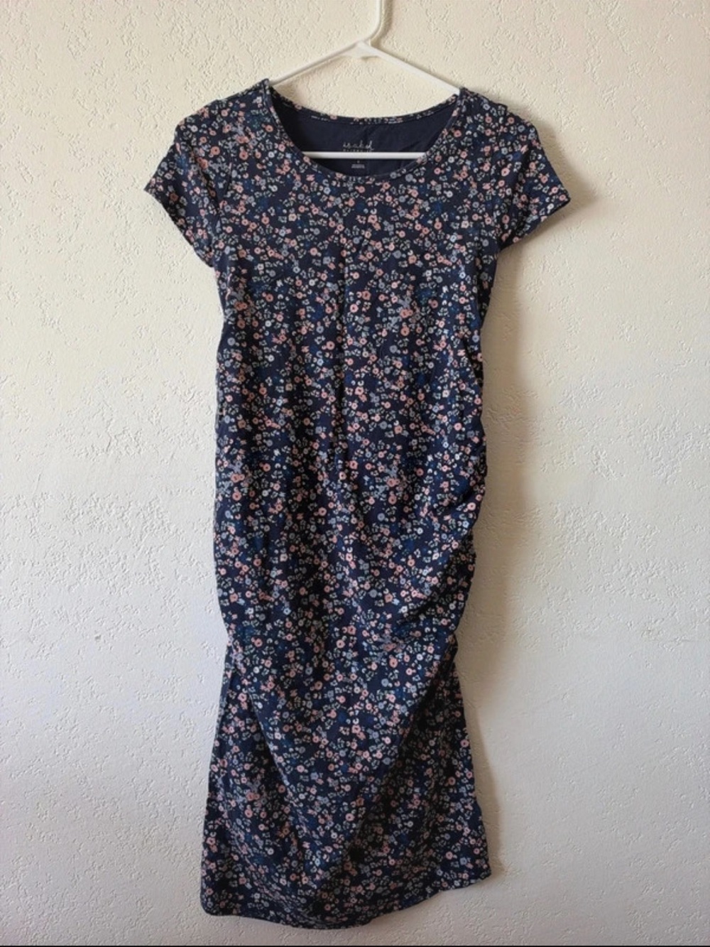Isabel Maternity by Ingrid & Isabel Navy Floral Maxi Dress